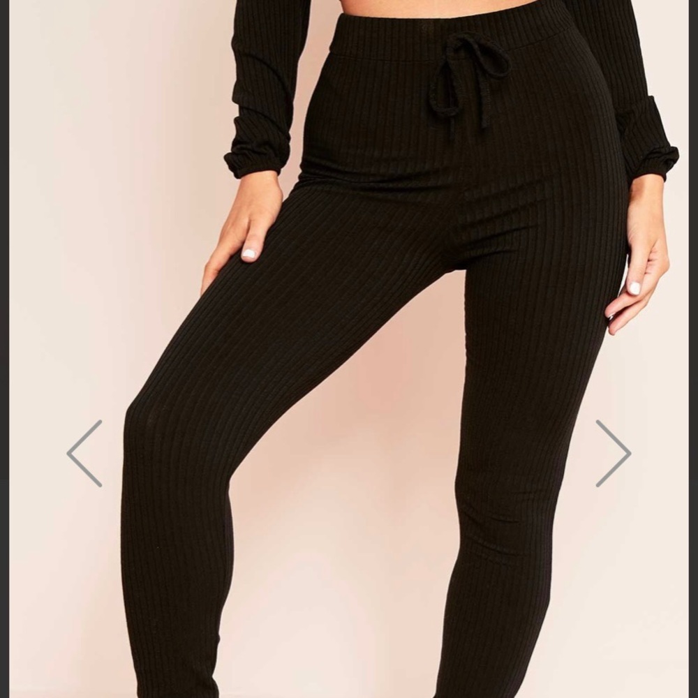 NWOT Missy Empire- Ribbed Lounge Joggers(US 2)